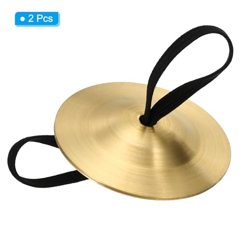 Patikil PTA231017TT000089 Finger Cymbals, 2 Pair Belly Dancing Finger thumb #2