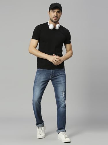 Image of Thomas Scott Men's Regular Fit Mid Rise Mid-Rise Stretchable Jeans