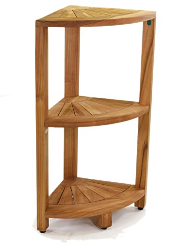 Kai Petite étagère de bain en teck à 3 étages Cover