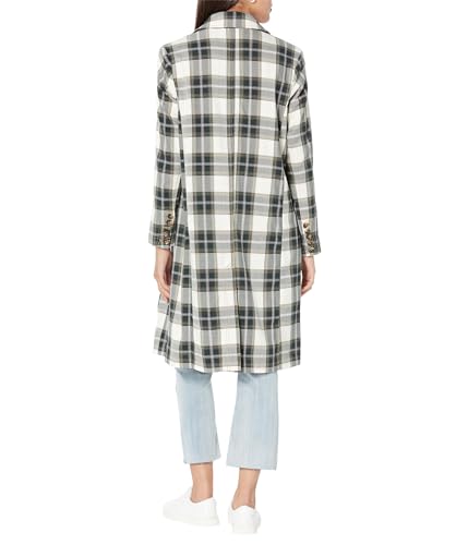 Free People Freddie Longline Blazer Plaid Green Plaid SM (Women's 4-6)3