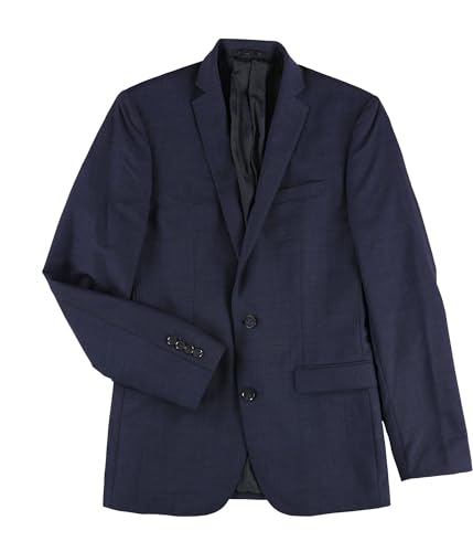 Bar III Mens Wool Slim Fit Two-Button Suit Jacket Navy 40L