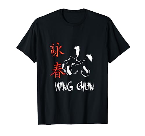 Personaggio cinese Wing Chun Trainer Wing Chun Magliett