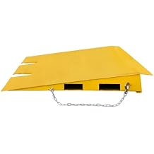 Mytee Products 68" x 86" HD Steel Shipping Container Loading Ramps, 14,000 Lbs Capacity