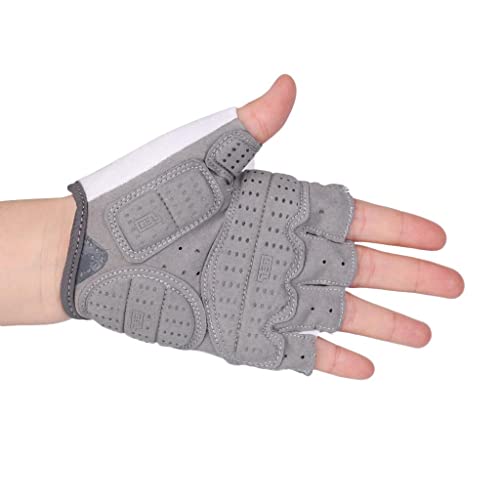 Image of HEAVENGLOW Sweat Wiping Breathable Anti-Slip Shockproof Mountain Bike Cycling Sportswear Half Finger Gloves Pair XL|1 Pair of Cycling Gloves Sporting Goods | Cycling | Cycling Clothing | Gloves