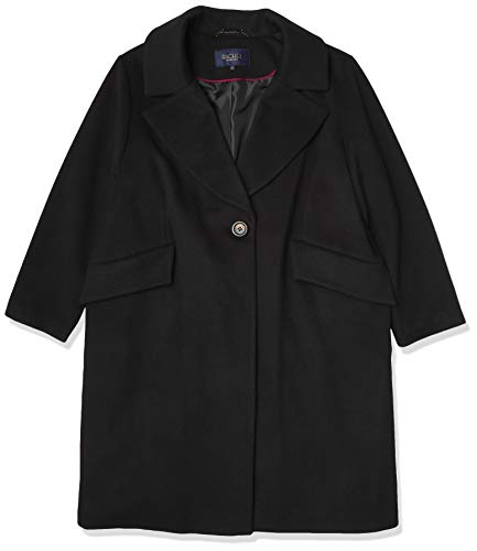 RACHEL Rachel Roy Women's Wool Blend Coat, Black, XS