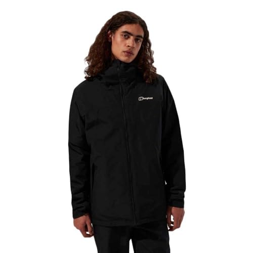 Berghaus Men's Deluge Pro 3.0 Insulated Jacket - Black/Black - XL