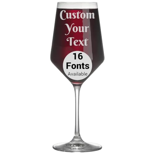 Personalized 18oz Stemmed Wine Glass