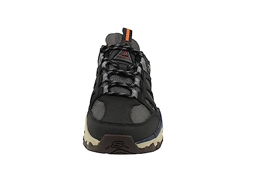 Skechers USA Men's mens Terraform - Selvin Goodyear Rubber Low Profile Lace Up Oxford, Black, 7 US