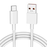 Amzpas 120W 6A Cavo USB Type-C 1M, Cavo USB C Ricarica Rapida per Xiaomi Redmi Note 14 13 12 11 11S 10S 11T 8 9 Pro; Xiaomi 14 13 10T 11T 12T 11 12 Lite, POCO X6/X5/C65/X4/F3/M5/M5/Mi Pad 5 (1M*2)