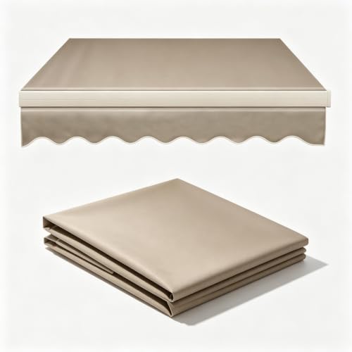 Lona de repuesto para toldo 6x3m de tela Oxford PVC impermeable y anti-UV 2