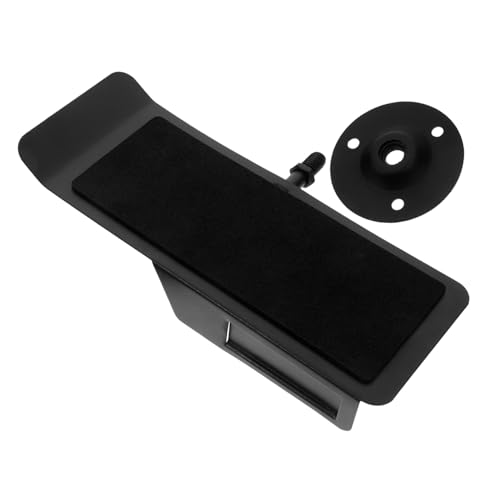 STOBAZA Hanging Shoe Shelf Black Shoe Display Rack Store Organizer for Boutique Closet Retail and Wall Mount