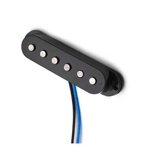 エレキギターのピックアップ シングルコイル千鳥トップファイバーボビンエレキギターピックアップ交換部品 (Color : Bridge)