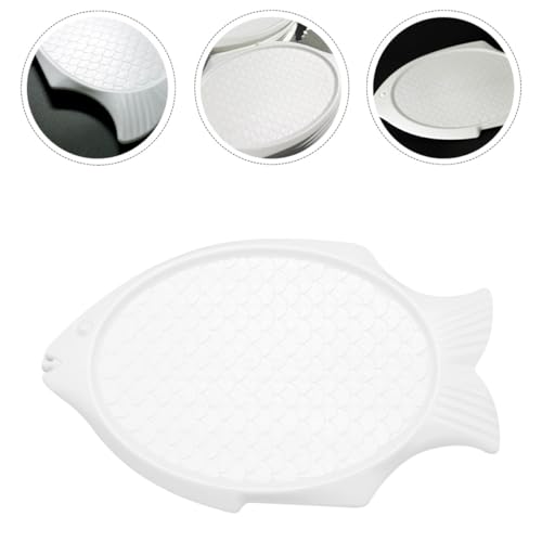 Plato de sushi y sashimi rectangular de plástico 40x24 cm miniatura 7