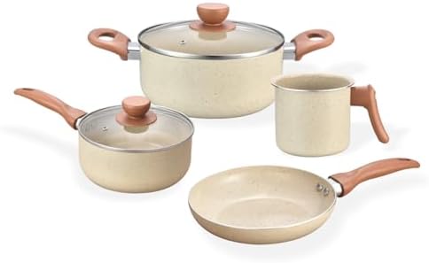 Oikos - Jogo com 4 Panelas Antiaderentes de Revestimento Cerâmica...