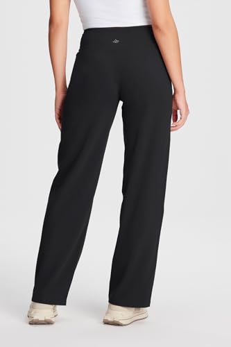 Yogipace Petite/Regular/Tall Women's High Rise Wide Leg Pants with Pockets Yoga Travel Lounge Trousers2
