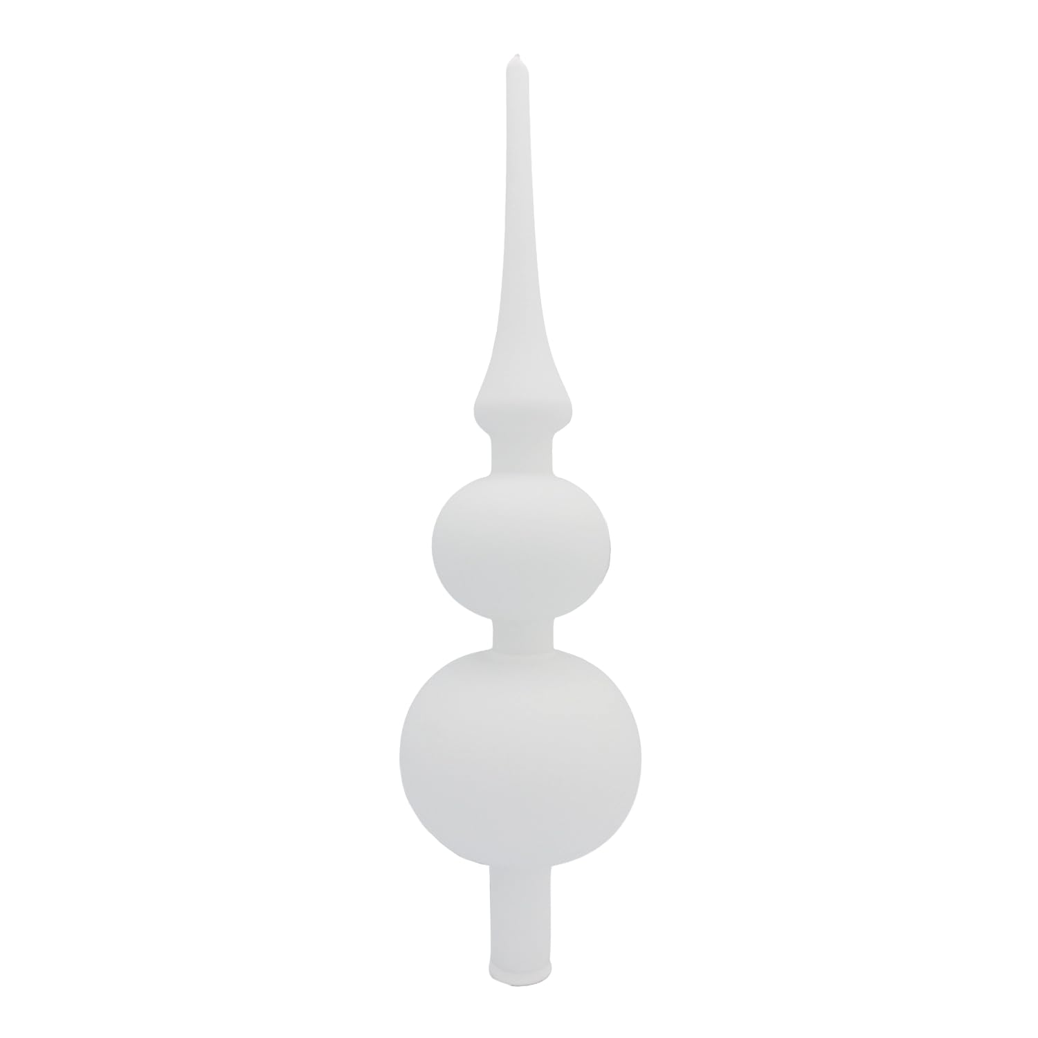 “Heaven” – Spitze | Christbaumschmuck weiß matt