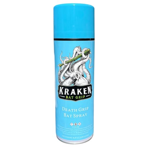 Kraken Death Grip Bat Spray for Baseball Bats and Other