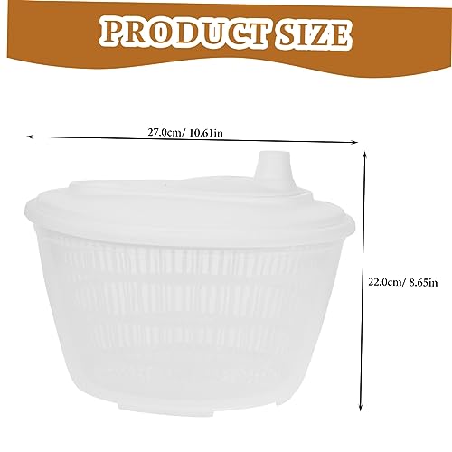 HOLIDYOYO Salad Dryer for Home Vegetable and Fruit Spinner Small Salad Spinner Drainage Basket