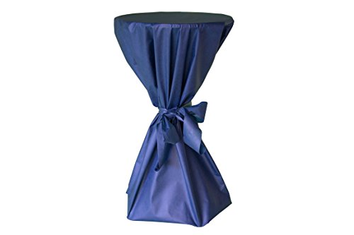 Housse lavable pour mange-debout de 60-70 cm de diamètre bleu foncé