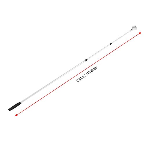 Alomejor Ball Retriever Aluminiumlegierung Teleskop Ball Pickup Retriever Scoop Grabber(4 Abschnitte)
