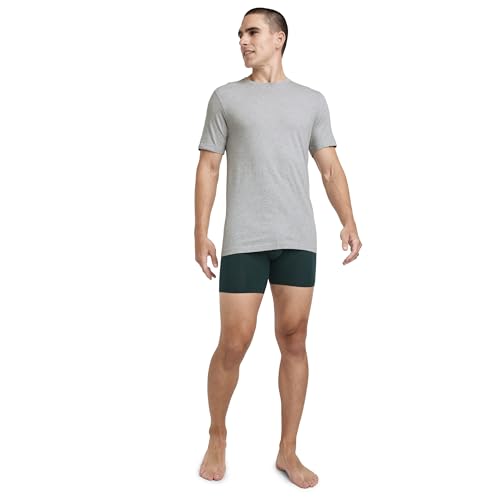 Image of Jockey Classic Crew Neck Undershirt- 3 Pack - 100% Cotton T-Shirts for Men
