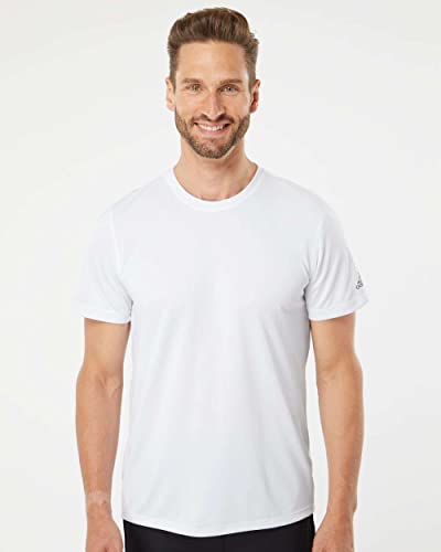 Adidas T-shirt de sport homme A376 noir en polyester recyclé respirant