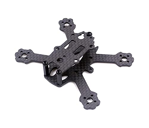 【Montaggio】 for Micro Brushless 3K Fibra di carbonio X2 ELF 88mm FPV Racing Kit telaio quadricottero con 2 paia 2030 Prop RC Toy Drone