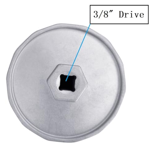Oil Filter Wrench for Mercedes-Benz Sprinter Jeep and Dodge. 84mm 14Flutes Oil Filter Cap Socket Removal Tool for Changing Oil