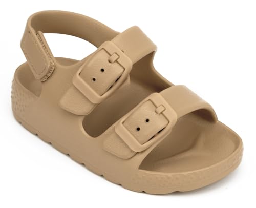 Image of ChayChax Toddler Boys Girls Double Buckle Sandals Children's Adjustable Back Strap Water Sandal