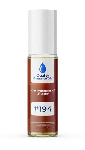 Quality Fragrance Oils' Ĵ Adore Impression #194 | Long-Lasting Perfume Oil, Alcohol-Free, Strong Scent, 10ml Roll-On | Affordable Alternative to Designer Fragrances