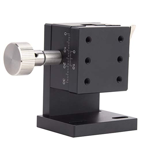 Fafeicy Phase de Levage Réglable de Haute Précision de la Plate-Forme de Coupe Manuelle Z pour Les Instruments Optiques en Alliage en Aluminium