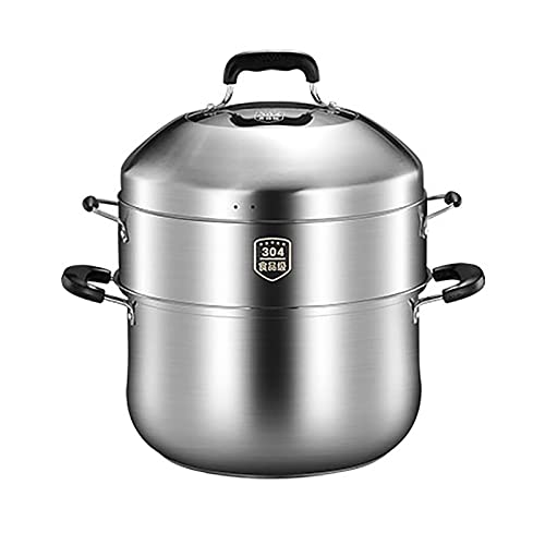 Marmite vapeur inox 304 dotée d'un fond épais 3 couches pour contact alimentaire