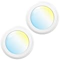 Sunco 5/6 Inch LED Disk Lights, Flush Mount Disc Recessed Ceiling Can Lighting, 850 LM, Selectable CCT 3000K/4000K/5000K/6000K/6500K, Dimmable, 12W=65W, Damp Rated ETL 2 Pack