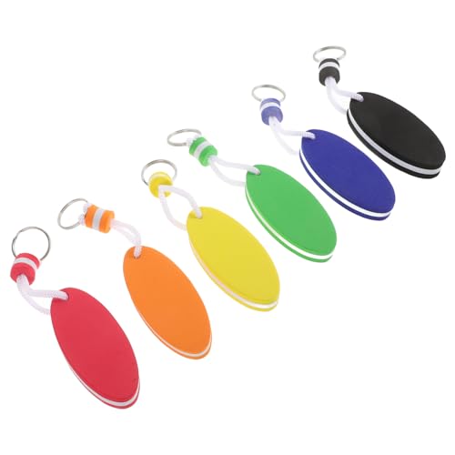 Holibanna 6 Llaveros De Tabla De Surf Llavero De Pulsera Mini Llavero De Espuma Llavero Flotante Llavero De Océano Llavero Con Anilla Llavero De Equipaje Llavero Ovalado De Aleación