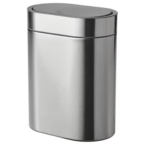 IKEA BROGRUND Touch top bin, stainless steel4 l+ free finchley
