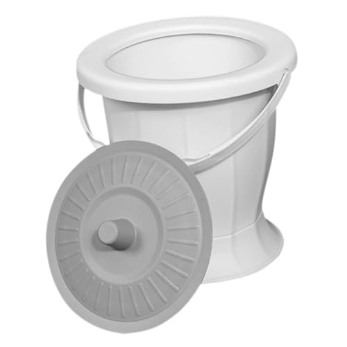 GOOHOCHY トイレ 堆肥箱 便器 プラスチック尿ポット ン 蓋付き尿ポット おしっこボトル ユニ 尿ボトル 旅行つばつぼ 尿器 ベッドサイドのおしっこポット ポータブルつばつぼ