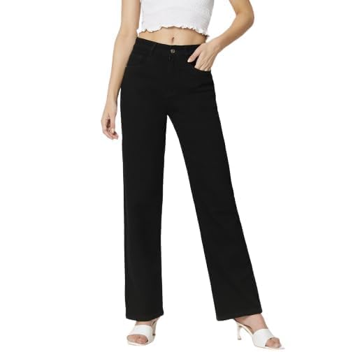 Image of CIPPY Regular Straight Fit High Rise Stretchable Jeans for Women