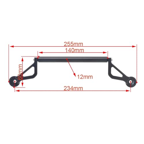 Support barre transversale moto XMAX pour fixer securiser votre GPS plaque