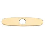 Faucet Hole Cover Plate Brass Widespread 8' PVD Everlasting Finish For Single Hole Faucet Conversion...