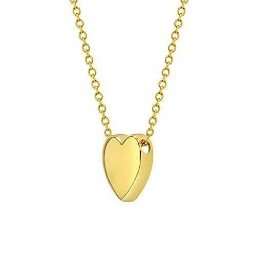 925 Sterling Silver Heart Shaped Necklace for Girls & Pre-Teens 16" - Delicate and Simple Jewelry Gifts for Pre-Teen Girls - Fashionable Accessory for Everyday Wear2