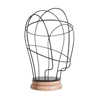 Sharplace Hat Stand Display Cowboy Hat Holder Freestanding Iron Wire Stable Wig Holders Mannequin Hat Storage for Market Business Salon