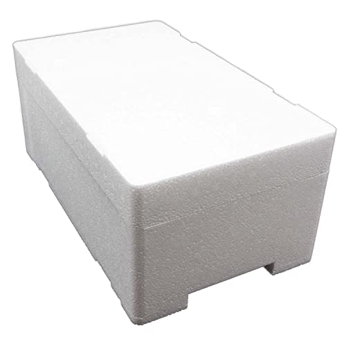 Styroporbox/Thermobox - 5,0 Liter - 38 x 22 x 16 cm/Wandstärke 3...