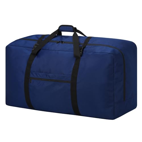 iFARADAY 110L Oversized Duffle Bag Lightweight, Navy Blue