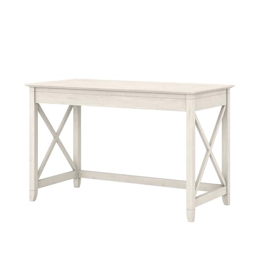 Bush Home Key West 48W Writing Desk in Linen White Oak