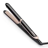 BaByliss Piastra Capelli Super Smooth, funzione ionica anti-crespo, tappetino termo-resistente, Tecnologia Advanced Ceramic, Riscaldamento rapido, 6 temperature da 140°C a 235°C, ST393E
