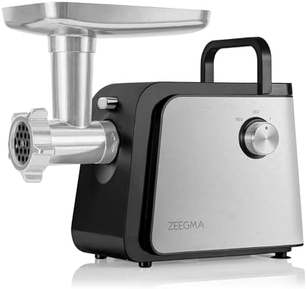 ZEEGMA MOLEN CHEF EASY Tritacarne Elettrico Potenza 2100 W 3 Disc...