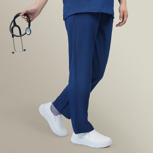 Hawkwell Women's Slip On Arch Support Comfortable Nurse Shoes Slip Resistant Lightweight Work Shoes,White Synthetic,7 M US