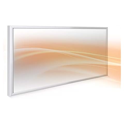 SUNHEAT 580W Far Infrared Panel Heater - Electric Heater Panel - Wall Mounted - Suspended Ceiling - Indoor, Domestic, Living Room, Bedroom, IP54 Splash Proof, [Energy Class A++] Cover