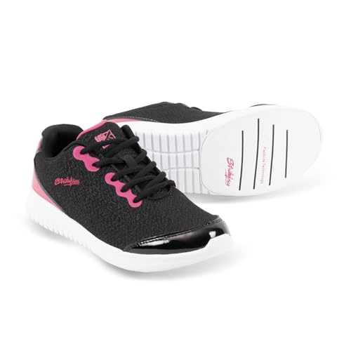 KR Strikeforce The Glitz Black/Magenta Women's Right or Left Handed Bowling Shoe
