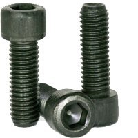Hex Screw - Allen Screw - Socket Head Cap Screw - Alloy Steel - #5-40 x 3/8" - Thermal Black Oxide (Quantity: 100), Drive: Hex Socket, Head: